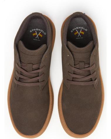 SPAGNOLO BOTIN CASUAL BLUCHER MARRON