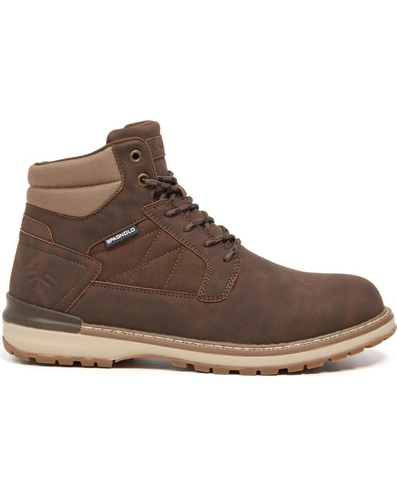 SPAGNOLO BOTIN CASUAL URBANO MARRON
