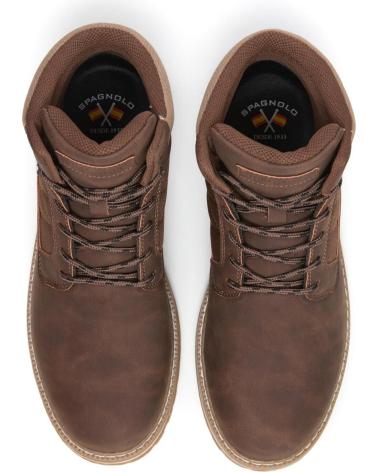 SPAGNOLO BOTIN CASUAL URBANO MARRON