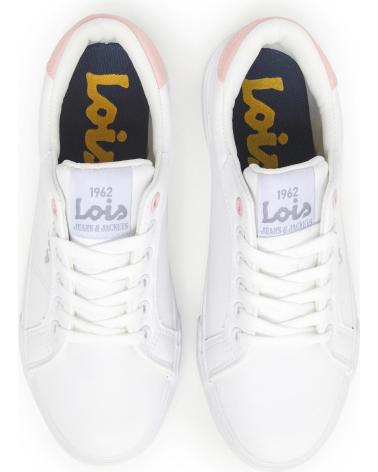 LOIS JEANS BAMBA TENIS SINTETICO CORDONES LOIS BLANCO