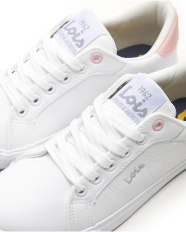 LOIS JEANS BAMBA TENIS SINTETICO CORDONES LOIS BLANCO