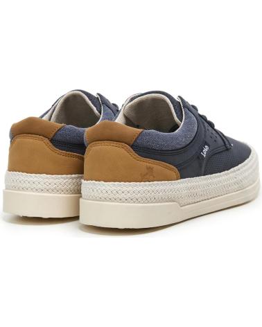 LOIS JEANS BAMBA YUTE TEXTIL CORDONES LOIS AZUL