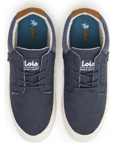 LOIS JEANS BAMBA YUTE TEXTIL CORDONES LOIS AZUL