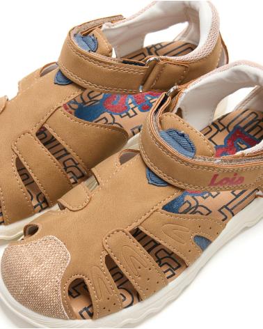 LOIS JEANS SANDALIA URBANA CERRADA PUNTERA LOIS NINO LOIS CAMEL