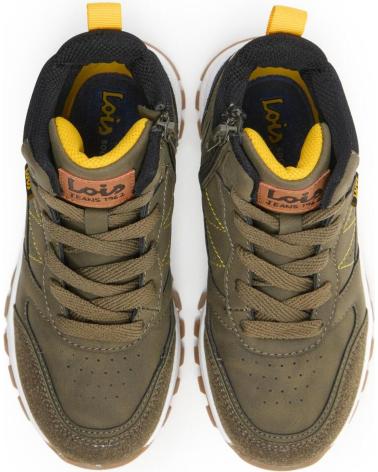 BOTIM LOIS JEANS CASUAL OUTDOOR CÁQUI COM FECHO INTERIOR KAKI