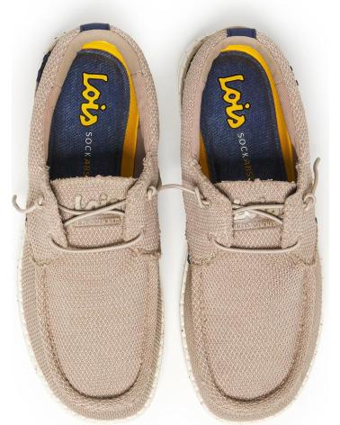 MOCASINES DE LONA LOIS JEANS CAMEL CAMEL
