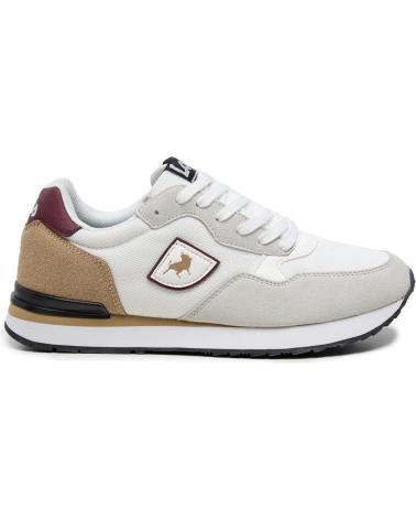 LOIS JEANS URBAN SPORT SHOE FOR MEN - WHITE BEIGE MODEL BLANCO BEIGE