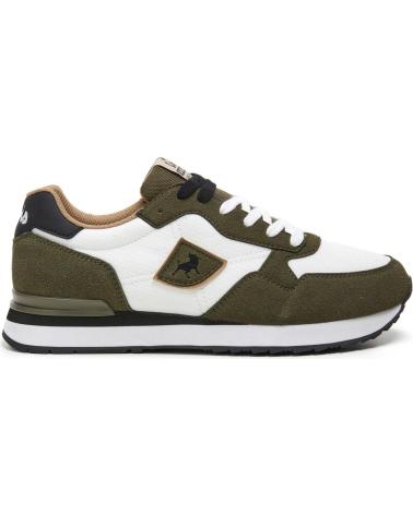LOIS JEANS URBAN SPORT SHOE FOR MEN - WHITE KHAKI MODEL BLANCO Y CAQUI