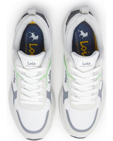 LOIS JEANS CASUAL RUNNING SNEAKER WEISS FÜR HERREN BLANCO