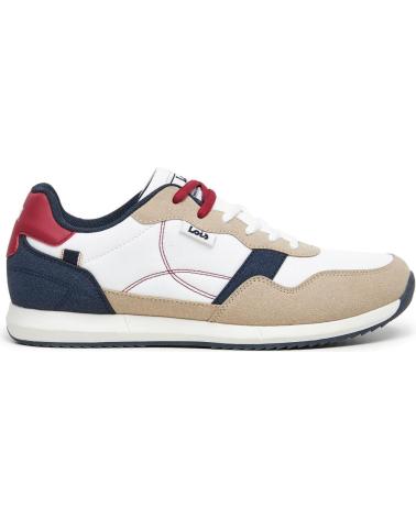 LOIS JEANS CASUAL RUNNING SNEAKER WHITE MULTICOLOR BLANCO