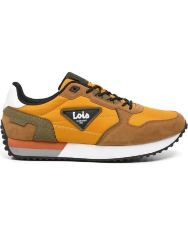 LOIS JEANS SCARPE SPORTIVE 64483 SENAPE CON LACCI AMARILLO
