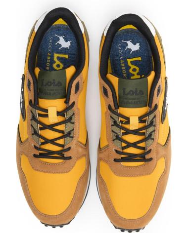 LOIS JEANS SCARPE SPORTIVE 64483 SENAPE CON LACCI AMARILLO