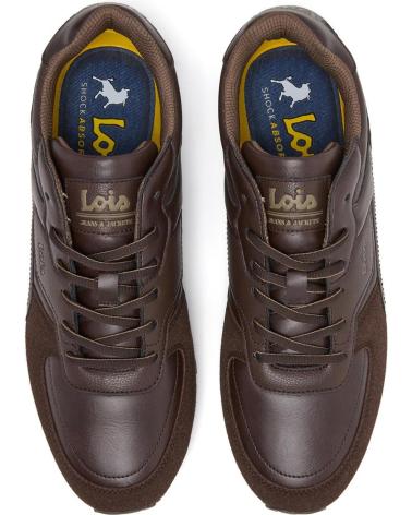 LOIS JEANS ZAPATILLA CASUAL DE RUNING HOMBRE LOIS MARRON