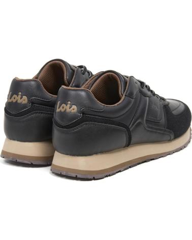 LOIS JEANS ZAPATILLA CASUAL DE RUNING HOMBRE LOIS NEGRO