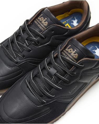 LOIS JEANS ZAPATILLA CASUAL DE RUNING HOMBRE LOIS NEGRO