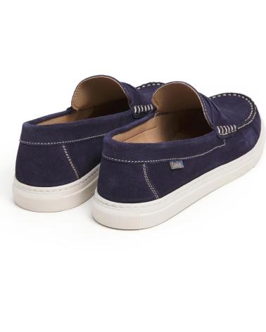 LOIS JEANS MOCASIN DE HOMBRE DE ANTE COLOR AZUL LOIS MARINO