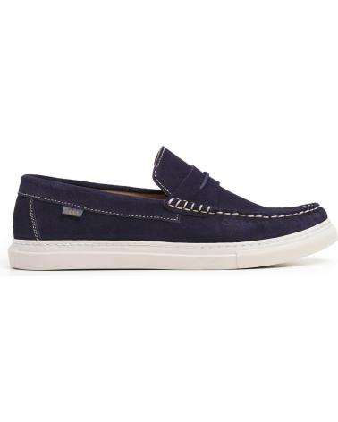 LOIS JEANS MOCASIN DE HOMBRE DE ANTE COLOR AZUL LOIS MARINO