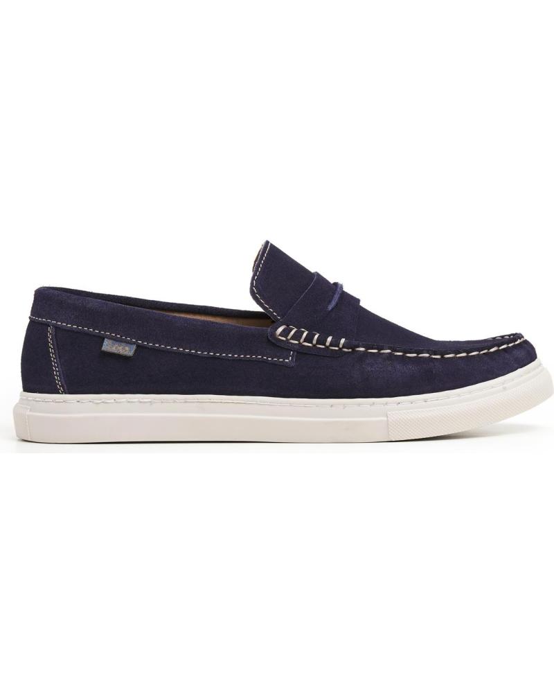 LOIS JEANS MOCASIN DE HOMBRE DE ANTE COLOR AZUL LOIS MARINO