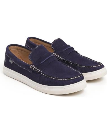 LOIS JEANS MOCASIN DE HOMBRE DE ANTE COLOR AZUL LOIS MARINO