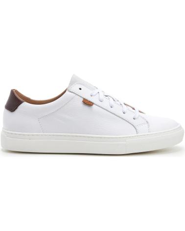 LOIS JEANS ZAPATILLA PIEL URBANA DE HOMBRE EN PIEL BLANCA LOIS BLANCO
