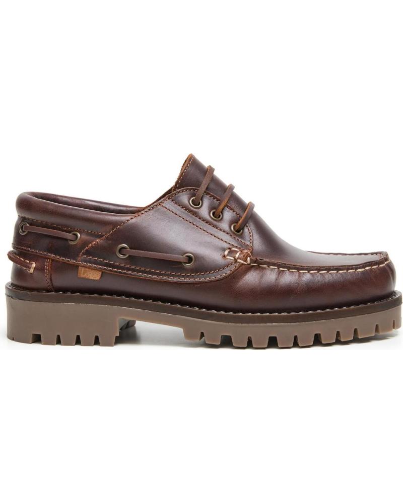 LOIS JEANS NAUTICO DE PIEL FABRICADO EN ESPANA CASUAL HOMBRE LOIS MARRON