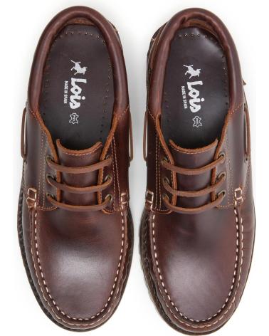 LOIS JEANS NAUTICO DE PIEL FABRICADO EN ESPANA CASUAL HOMBRE LOIS MARRON