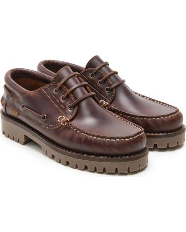 LOIS JEANS NAUTICO DE PIEL FABRICADO EN ESPANA CASUAL HOMBRE LOIS MARRON