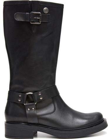 LOIS JEANS BOTA ALTA MOTERA DE PIEL FABRICADO EN ESPANA MUJER LOIS NEGRO