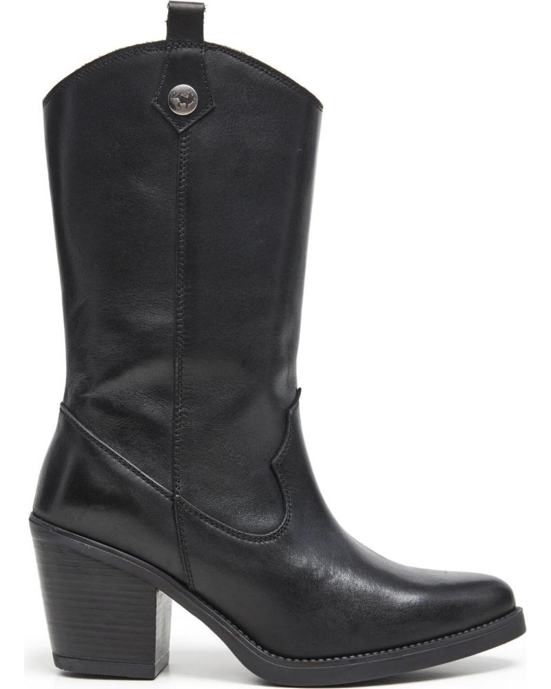 LOIS JEANS BOTA COWBOY DE PIEL HECHO EN ESPANA MUJER LOIS NEGRO