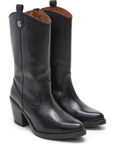 LOIS JEANS BOTA COWBOY DE PIEL HECHO EN ESPANA MUJER LOIS NEGRO