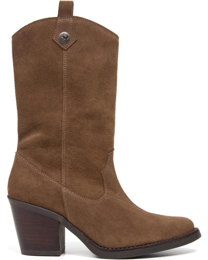 LOIS JEANS BOTA COWBOY DE PIEL HECHO EN ESPANA MUJER LOIS CAMEL