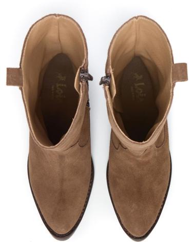 LOIS JEANS BOTA COWBOY DE PIEL HECHO EN ESPANA MUJER LOIS CAMEL