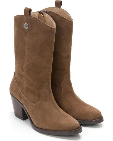 LOIS JEANS BOTA COWBOY DE PIEL HECHO EN ESPANA MUJER LOIS CAMEL