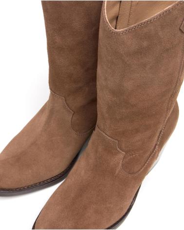 LOIS JEANS BOTA COWBOY DE PIEL HECHO EN ESPANA MUJER LOIS CAMEL
