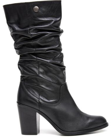 LOIS JEANS BOTA CASUAL DE PIEL FABRICADO EN ESPANA MUJER LOIS NEGRO