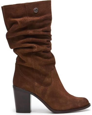 LOIS JEANS BOTA CASUAL DE PIEL FABRICADO EN ESPANA MUJER LOIS CAMEL