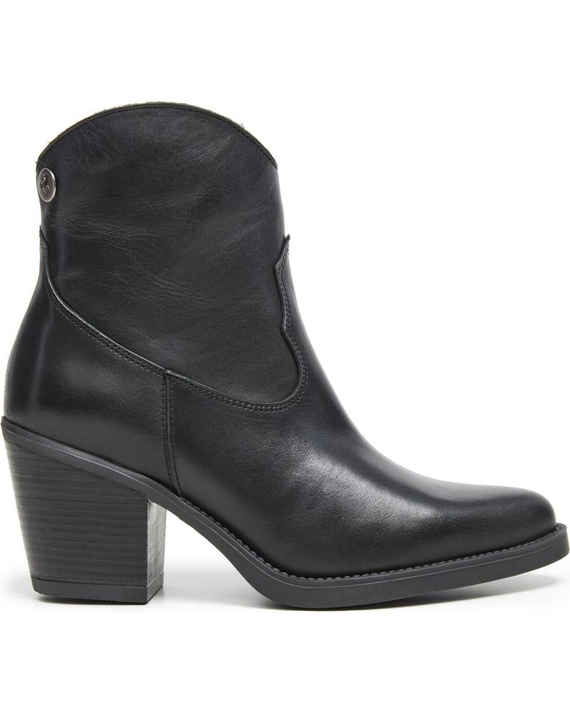 LOIS JEANS BOTIN COWBOY DE PIEL HECHO EN ESPANA MUJER LOIS NEGRO