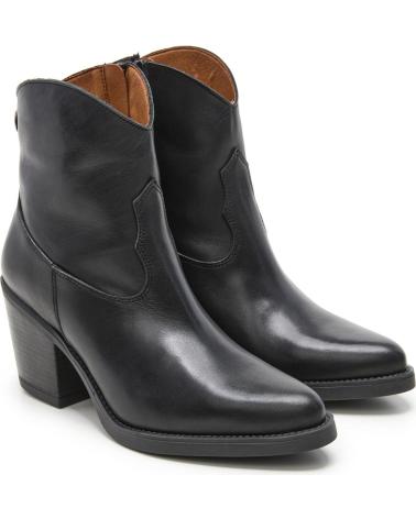 LOIS JEANS BOTIN COWBOY DE PIEL HECHO EN ESPANA MUJER LOIS NEGRO