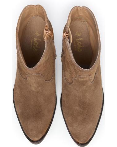 LOIS JEANS BOTIN COWBOY DE PIEL HECHO EN ESPANA MUJER LOIS CAMEL