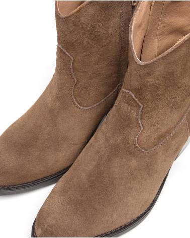 LOIS JEANS BOTIN COWBOY DE PIEL HECHO EN ESPANA MUJER LOIS CAMEL