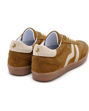 LOIS JEANS ZAPATILLA URBANA DE ANTE DE PIEL DE HOMBRE LOIS CAMEL