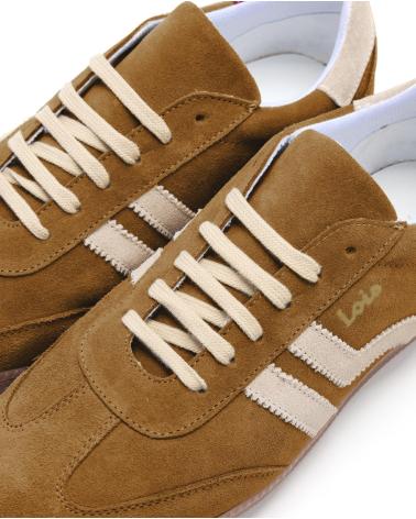 LOIS JEANS ZAPATILLA URBANA DE ANTE DE PIEL DE HOMBRE LOIS CAMEL