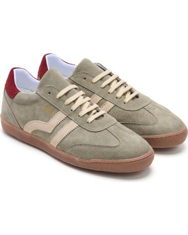 LOIS JEANS ZAPATILLA URBANA DE ANTE DE PIEL DE HOMBRE LOIS KAKI