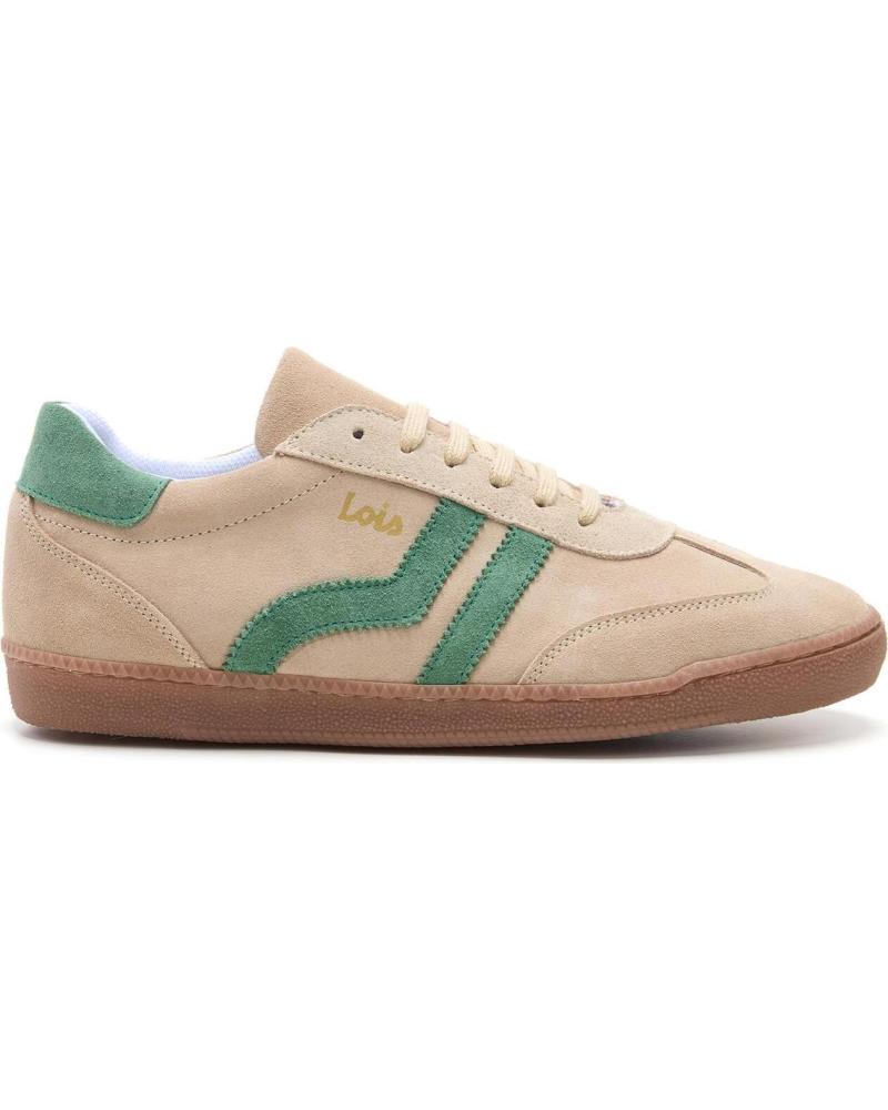 LOIS JEANS ZAPATILLA URBANA DE ANTE DE PIEL DE HOMBRE LOIS CRUDO