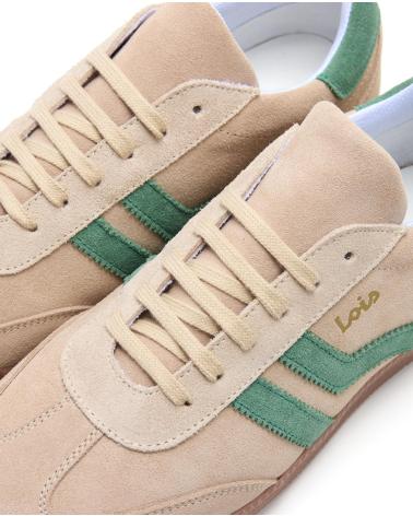 LOIS JEANS ZAPATILLA URBANA DE ANTE DE PIEL DE HOMBRE LOIS CRUDO