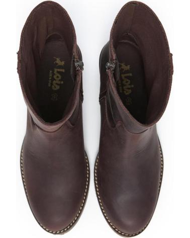 LOIS JEANS BOTIN GAUCHA DE PIEL HECHO EN ESPANA MUJER LOIS MARRON
