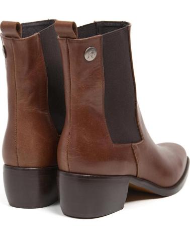 LOIS JEANS BOTIN CHELSEA DE PIEL HECHO EN ESPANA MUJER LOIS MARRON