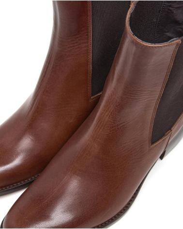 LOIS JEANS BOTIN CHELSEA DE PIEL HECHO EN ESPANA MUJER LOIS MARRON