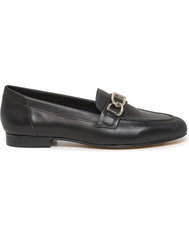 LOIS JEANS ZAPATO MOCASIN DE PIEL DETALLE CADENA HECHO EN ESPANA MUJER NEGRO