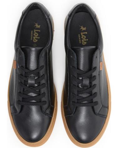 LOIS JEANS ZAPATILLA BAJA BLUCHER CASCO HECHO EN ESPANA HOMBRE LOIS NEGRO